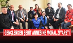 Gençlerden Şehit Annesine Moral Ziyareti