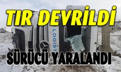 Tır Şarampole Yuvarlandı