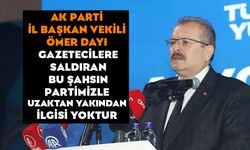 AK PARTİ İL BAŞKAN VEKİLİ ÖMER DAYI  BU ŞAHSIN PARTİMİZLE UZAKTAN YAKINDA İLGİSİ YOKTUR