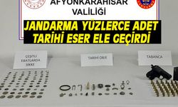 Jandarma yüzlerce tarihi eser ele geçirdi