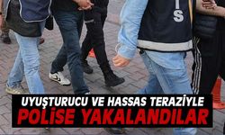 Afyonkarahisar'da uyuşturucu ve hassas terazi ile polise yakalandılar