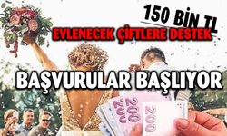 ÇİFTLERE FAİZSİZ EVLİLİK KREDİSİ