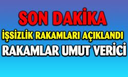 İŞSİZLİK RAKAMLARI UMUT VERİCİ