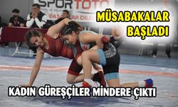 Kadın Güreşçiler Mindere Çıktı