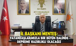 Menteş’ten 6 Şubat depremi anma mesajı