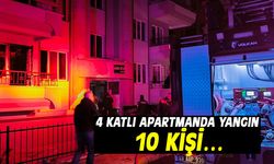 4 KATLI APARTMANDA YANGIN 40 KİŞİ…