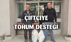 Çiftçilere yüzde 50 hibe destekli tohum dağıtımı yapıldı