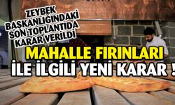 Mahalle Fırınları İle İlgili Yeni Karar