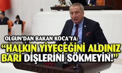 Olgun; “Halkın yiyeceğini aldınız bari dişlerini sökmeyin!”