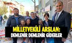 MİLLETVEKİLİ ARSLAN: “DEMLENİR DEMLENİR GELDİĞİ GİBİ GİDER”