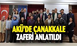 AKÜ'de Çanakkale zaferi anlatıldı