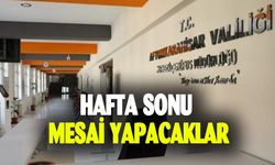 Afyon Nüfus müdürlüğünden hafta sonu mesaisi