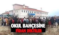 İscehisar’da fidan diktiler