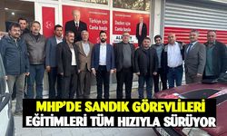 MHP’DE SANDIK GÖREVLİLERİ EĞİTİMLERİ TÜM HIZIYLA SÜRÜYOR