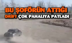 Afyon'da bu şoförün attığı drift çok pahalıya patladı