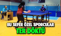 Özel sporcular masa tenisi müsabakaları tamamlandı