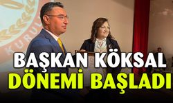 Başkan Köksal Mazbatasını Alarak Göreve Başladı