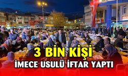 İmece usulü ile 3 bin kişilik iftar yaptılar