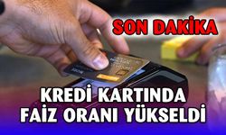 Kredi Kartlarında Faiz Oranı Yükseldi