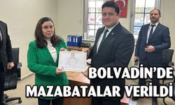 Bolvadin'de mazbata töreni yapıldı