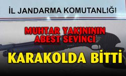 Muhtar yakınının tüfekli sevinç gösterisini jandarma affetmedi