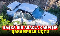 İki otomobil çarpıştı kazada 3 kişi yaralandı