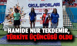 Hamide Nur Tekdemir, Türkiye üçüncüsü oldu