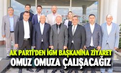 AK Parti'den İGM Başkanı Mehmet Siper'e ziyaret