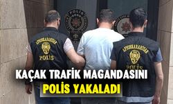 Afyonkarahisar'da kaçak trafik magandasını polis yakaladı