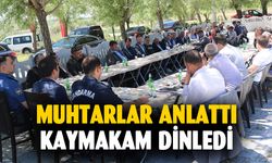 Muhtarlar toplantısı gerçekleştirdi