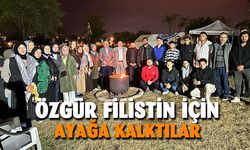 “Özgür Filistin İçin Ayaktayız” programı düzenlendi