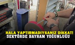 Bıçakçılarda Kurban Bayramının yoğunluğu başladı