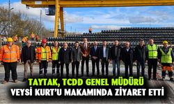 Milletvekili Taytak, TCDD Genel Müdürü Veysi Kurt’u makamında ziyaret etti