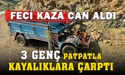 Kayalıklara çarpan patpatta bir kişi öldü 2 kişi yaralandı