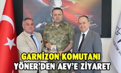 Garnizon komutanı Yöner’den AEV’e ziyaret