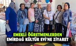 Emekli öğretmenlerden Emirdağ kültür evi'ne ziyaret