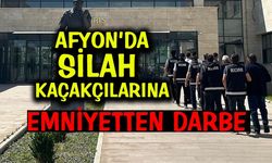 Afyon'da silah kaçakçılarına darbe