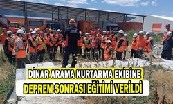   - DAK 95-Dinar Arama Kurtarma Ekibine eğitim verildi   