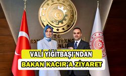 VALİ YİĞİTBAŞI'NDAN BAKAN KACIR'A ZİYARET