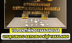 Uyuşturucu maddelerle yakalanan 5 kişi gözaltına alındı   