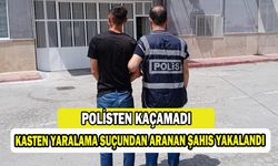 Kasten yaralama suçundan aranan şahsı polis yakaladı   