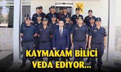 Kaymakam Bilici, birlikte görev yaptığı kamu çalışanlarına veda etti