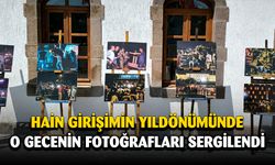 Hain girişimin izlerini taşıyan fotoğraflar sergilendi