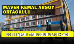 Maver Kemal Arsoy Ortaokulu'nun 2024 başarı tablosu