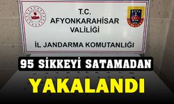 Elindeki sikkeleri satmak isteyen şahsı jandarma yakaladı