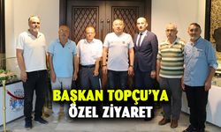 Başkan Kumartaşlı’dan Başkan Topçu’ ya ziyaret