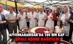 100 bin kap aşure dağıtıldı