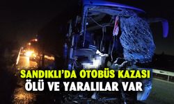 Afyonkarahisar'da Sandıklı'da otobüs kazası