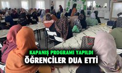 Kuran Kursu kapanış programı yapıldı