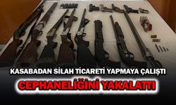 Cephaneliğe yetecek kadar ruhsatsız silahla yakalandı